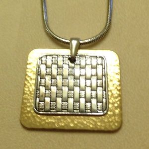 Brighton silver and good necklace on snake chain